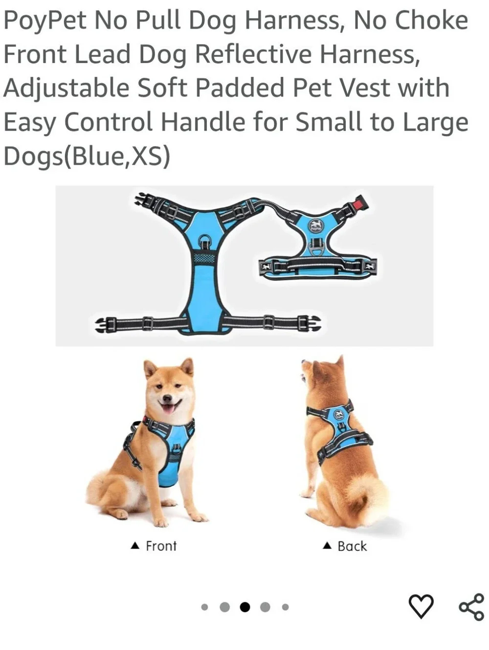 Harness - Blue Comfort Vest